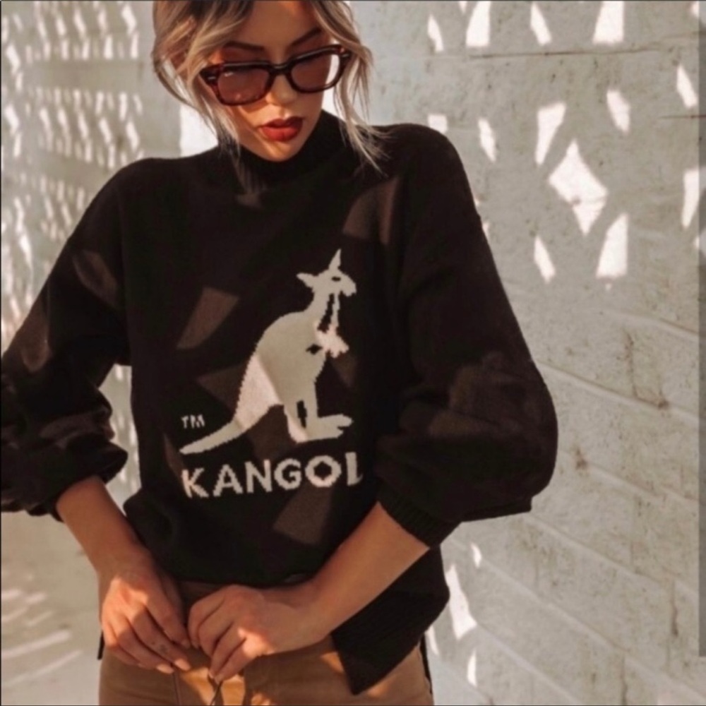 NWOT H&M x Kangol Oversized Turtleneck Sweater
